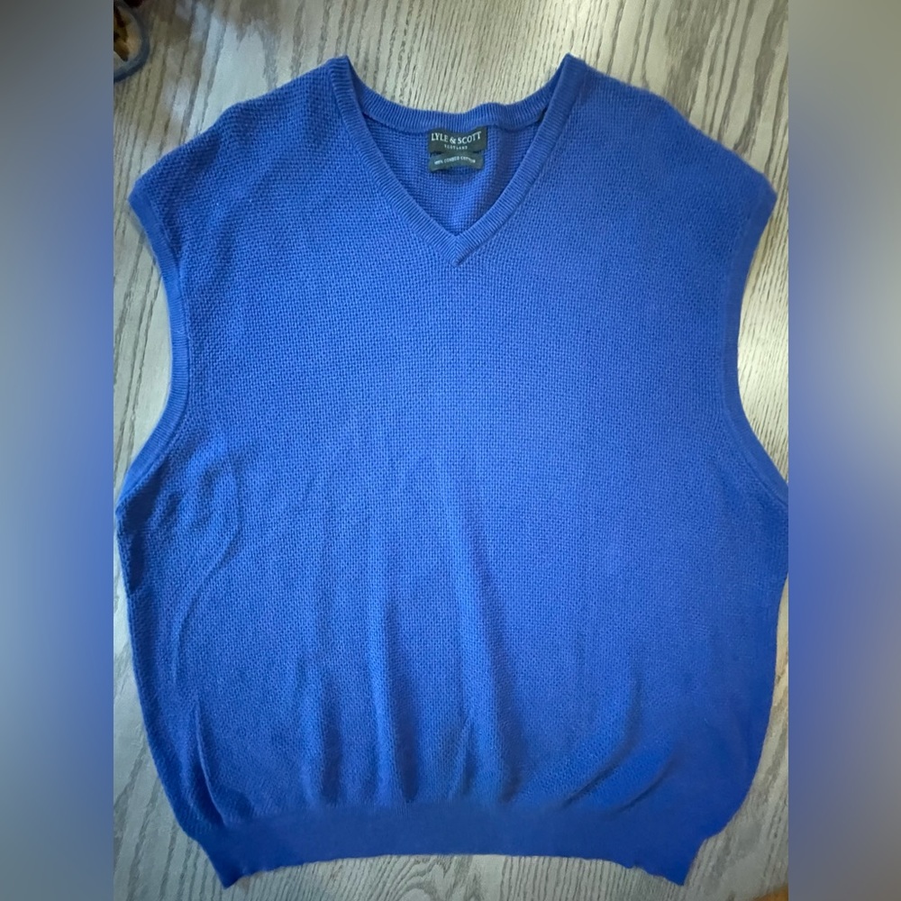 LYLE & SCOTT Men’s XXL Combed Cotton Sweater Vest